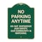 Signmission No Parking Anytime Do Not Jeopardize Our Safety. Our Community Is Watching, A-DES-G-1824-23765 A-DES-G-1824-23765 - alternate 1